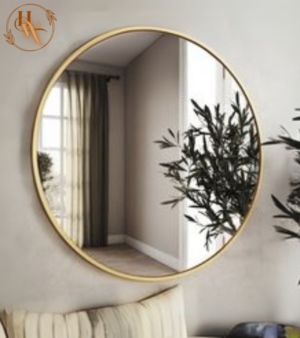 Round Wall Mounted Mirror(Golden Frame)