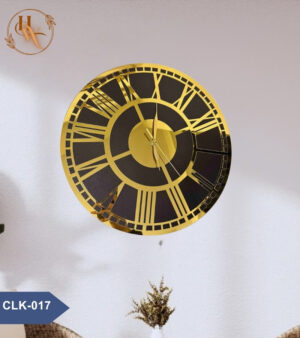 Roman Mirror Wall Clock